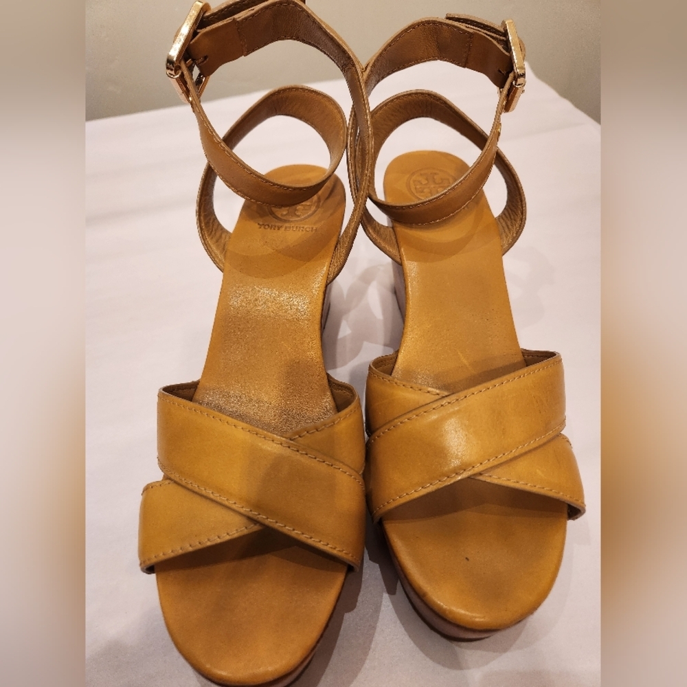Tory Burch Wedge Sandals - Picture 2 of 6